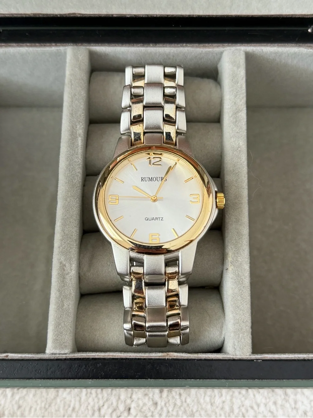 Rumours Two-Tone Silver & Gold Bracelet Watch